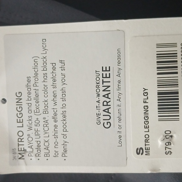 🆕️Athleta Metro High Waist Legging with 4 pockets in Gray Sz S.  FL - Picture 10 of 10